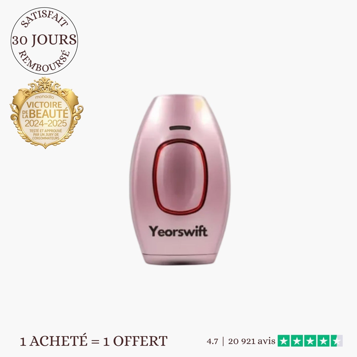 Yeorswift - Épilateur à lumière pulsée